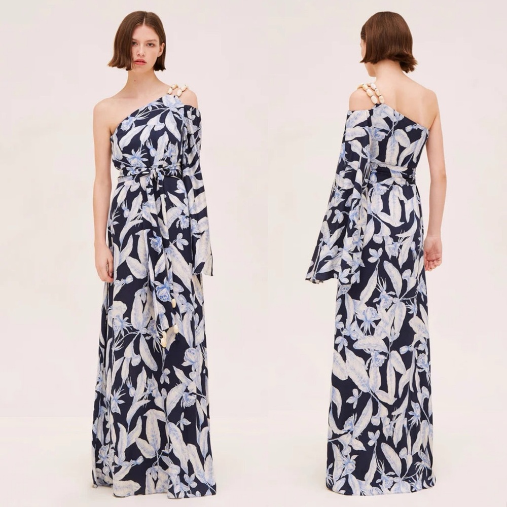 Alexis | NWOT! Randi Tropical Floral One Shoulder Maxi Dress XS